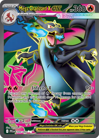 Mega Charizard X ex 109/094 - Phantasmal Flames