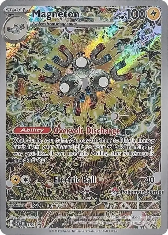 Magneton Pokemon Center 159 - Scarlet & Violet Promos