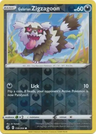 Galarian Zigzagoon 159/264 - Fusion Strike
