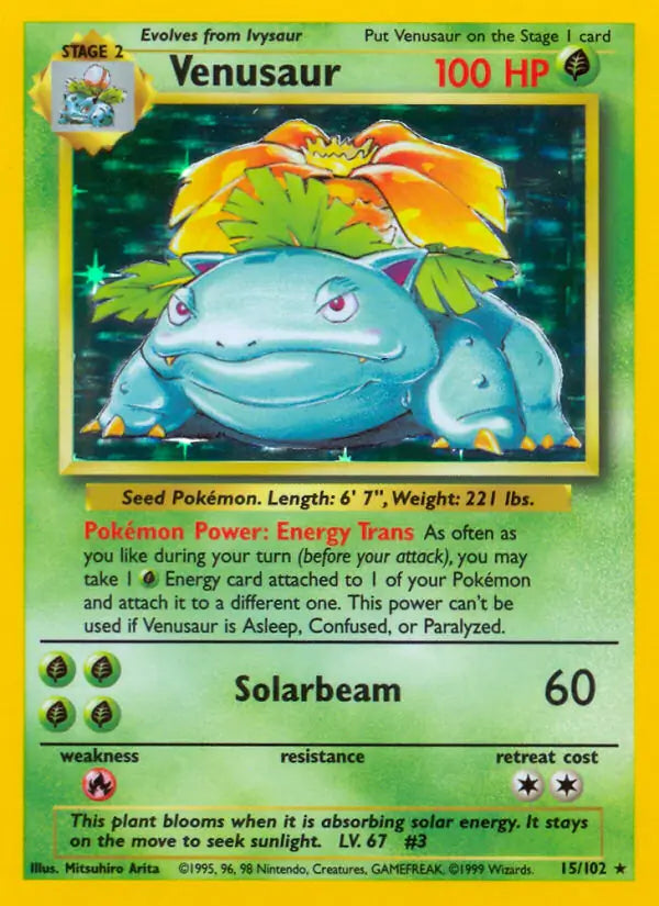 Venusaur 15/102 - Base Set