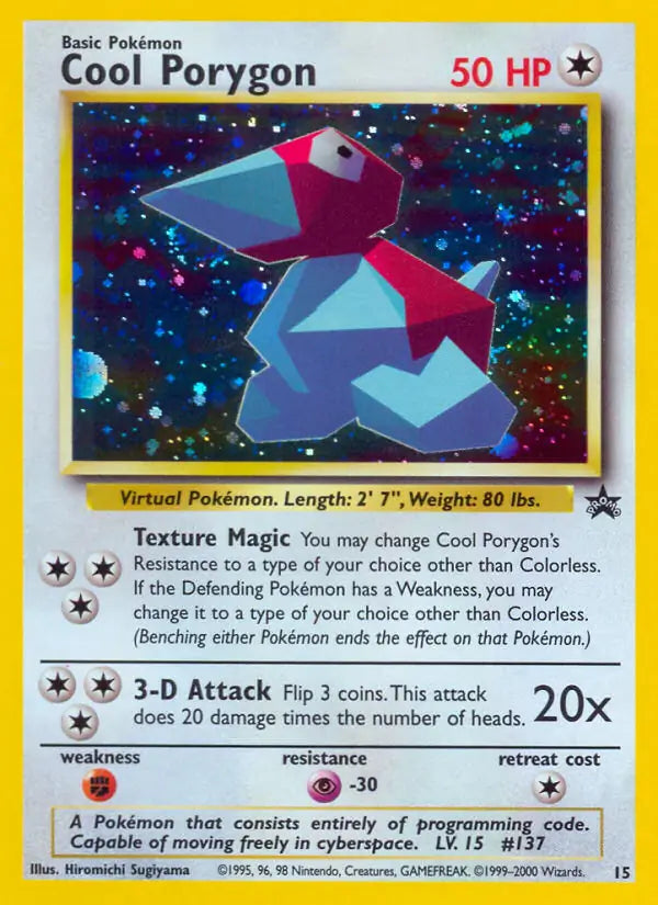Cool Porygon 15 - WOTC Promo