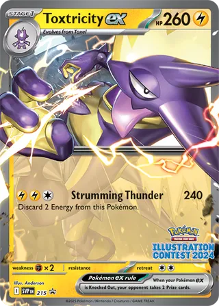 Toxtricity ex 215 - Scarlet & Violet Promos