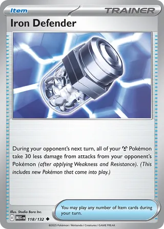 Iron Defender 118/132 - Mega Evolution Base