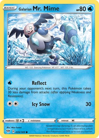 Galarian Mr. Mime 035/189 - Darkness Ablaze
