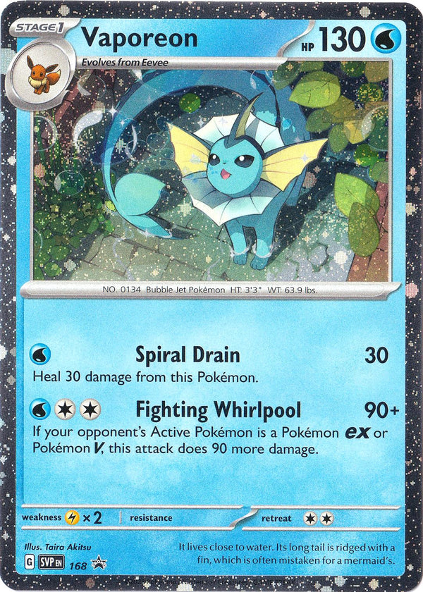 Vaporeon 168 - Scarlet & Violet Promos