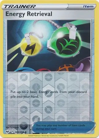 Energy Retrieval 160/202 - Sword & Shield Base