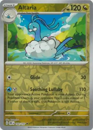 Altaria 160/197 - Obsidian Flames