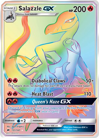 Salazzle-GX 151/147 - Burning Shadows