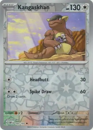 Kangaskhan 165/197 - Obsidian Flames