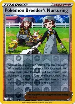Pokémon Breeder's Nurturing 166/189 - Darkness Ablaze