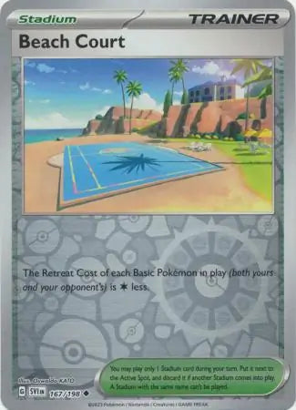Beach Court 167/198 - Scarlet & Violet Base