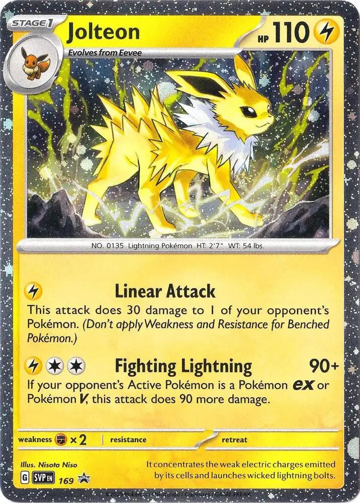 Jolteon Cosmos Holo 169 - Scarlet & Violet Promos