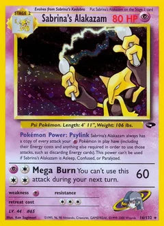 Sabrina's Alakazam 16/132 - Gym Challenge