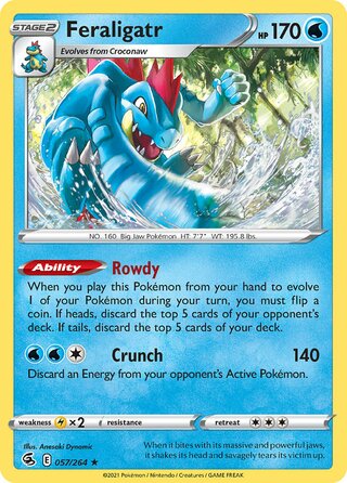 Feraligatr 057/264 - Fusion Strike