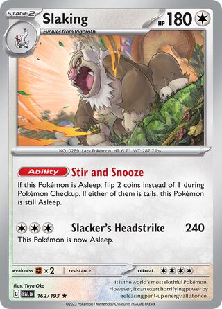 Slaking 162/193 - Paldea Evolved