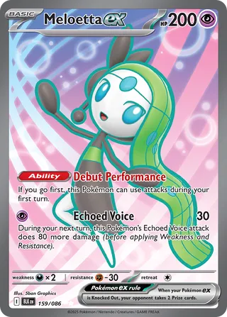 Meloetta ex 159/086 - Black Bolt