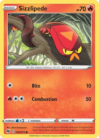 Sizzlipede 009/073 - Champion's Path
