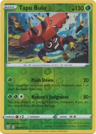 Tapu Bulu 016/163 - Battle Styles