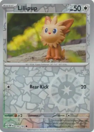 Lillipup 170/197 - Obsidian Flames