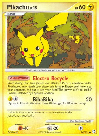 Pikachu 94/123 - Mysterious Treasures