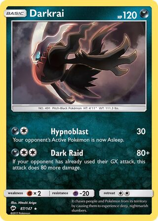 Darkrai 87/147 - Burning Shadows