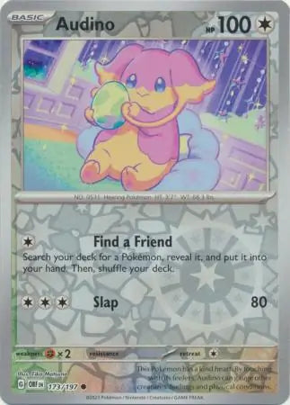 Audino 173/197 - Obsidian Flames