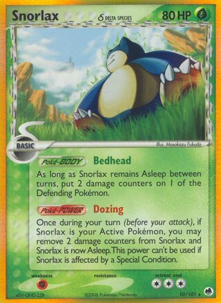 Snorlax 10/101 - Dragon Frontiers