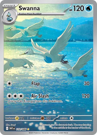 Swanna 110/086 - White Flare
