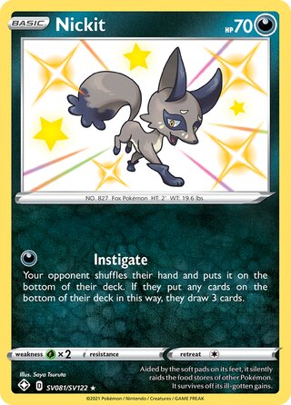 Nickit SV081/SV122 - Shining Fates