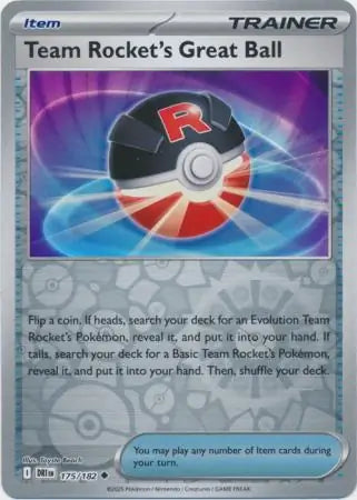 Team Rocket's Great Ball 175/182 - Destined Rivals
