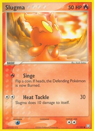 Slugma 77/109 - Team Rocket Returns