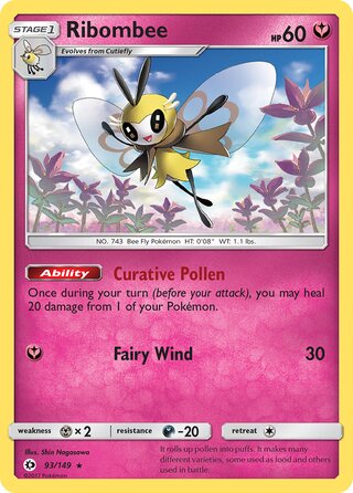 Ribombee 93/149 - Sun & Moon Base