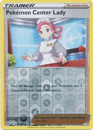 Pokémon Center Lady 176/202 - Sword & Shield Base