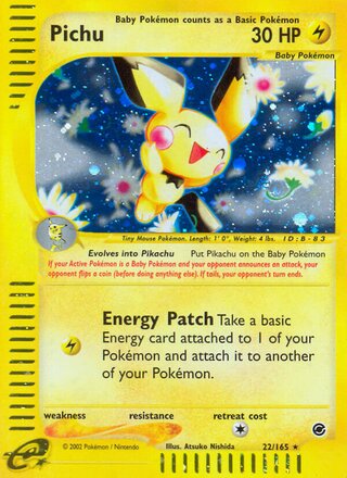Pichu 22/165 - Expedition Base Set