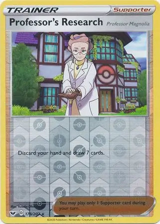 Professor's Research 178/202 - Sword & Shield Base