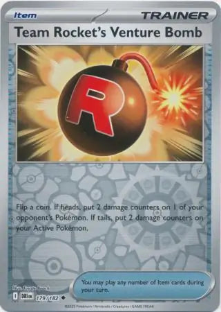Team Rocket's Venture Bomb 179/182 - Destined Rivals