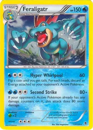 Feraligatr 17 - Alternate Art Promos