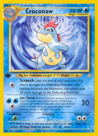 Croconaw 31/111 - Neo Genesis