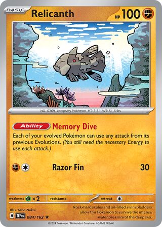 Relicanth 084/162 - Temporal Forces