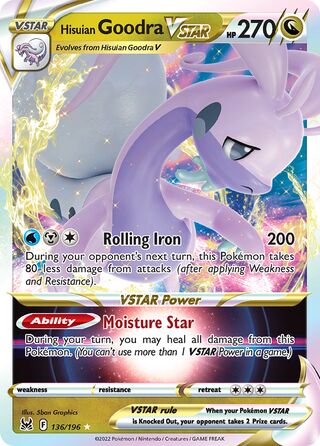 Hisuian Goodra VSTAR 136/196 - Lost Origin