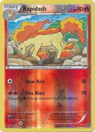 Rapidash 17/114 - Steam Siege