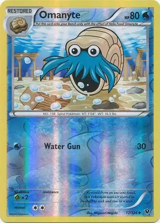 Omanyte 17/124 - Fates Collide
