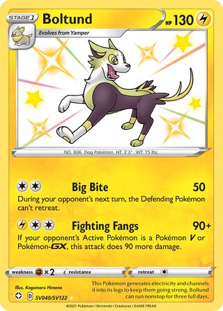 Boltund SV040/SV122 - Shining Fates