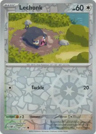 Lechonk 180/197 - Obsidian Flames