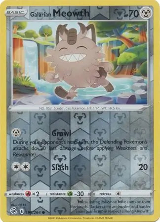 Galarian Meowth 180/264 - Fusion Strike