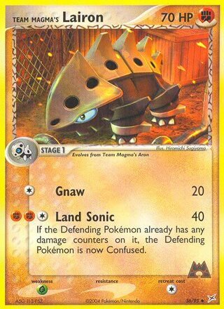 Team Magma's Lairon 36/95 - Team Magma vs Team Aqua