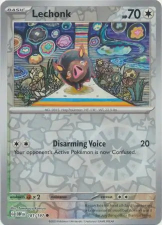 Lechonk 181/197 - Obsidian Flames