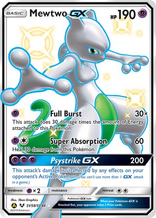 Mewtwo-GX SV59/SV94 - Hidden Fates