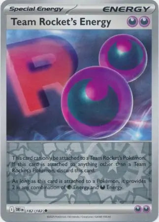 Team Rocket's Energy 182/182 - Destined Rivals