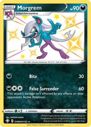 Morgrem SV084/SV122 - Shining Fates